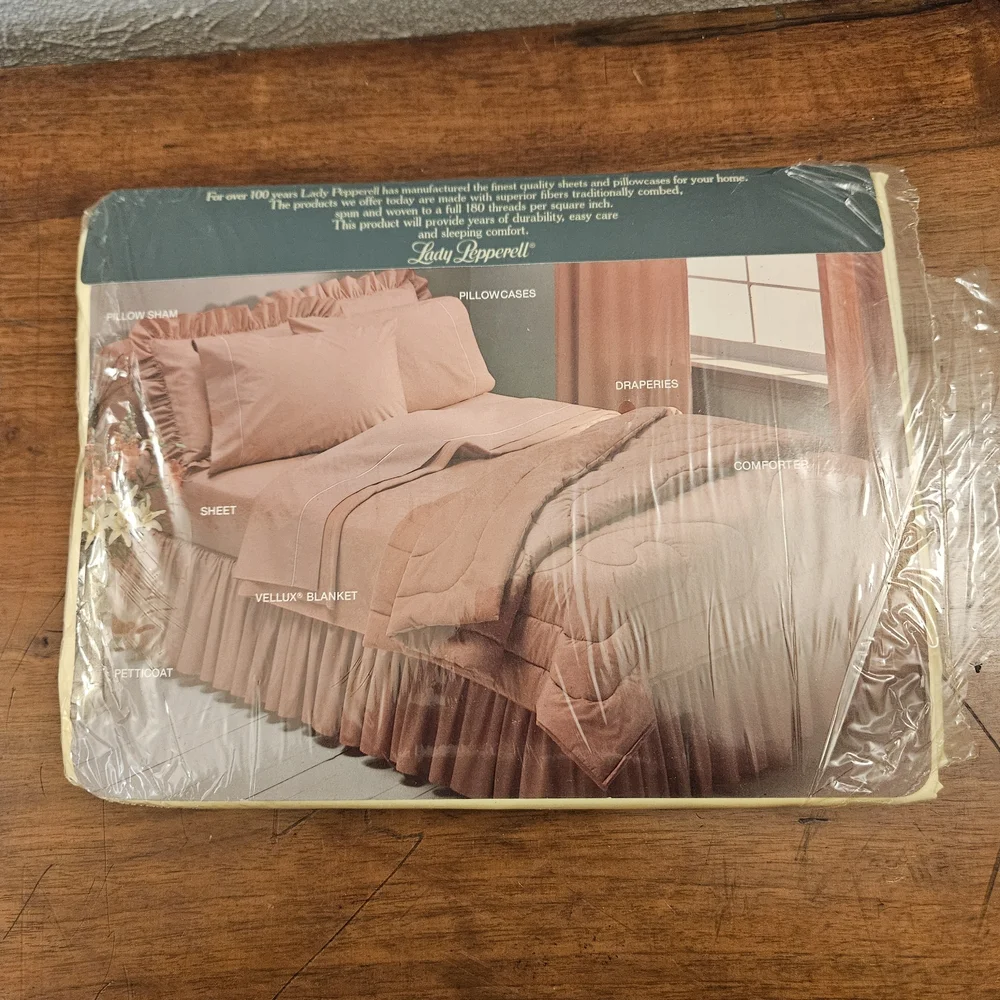 NEW Vtg Lady Pepperell Colorways Twin Flat Sheet No Iron Cotton Poly Yellow 180